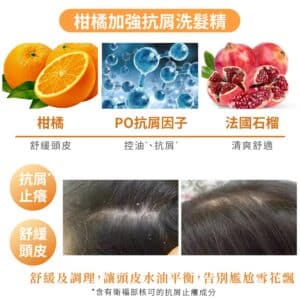 髮利明 柑橘加強抗屑洗髮精