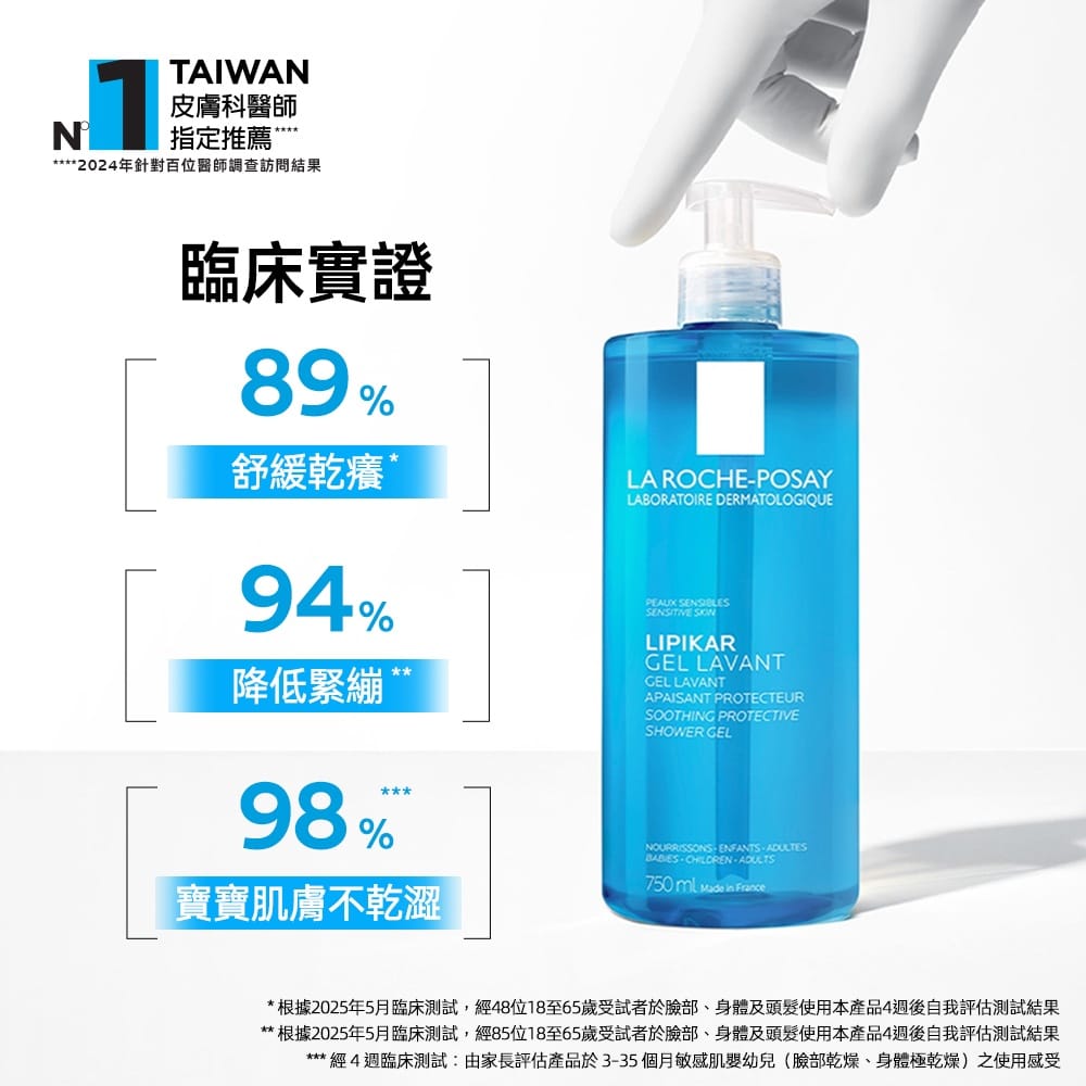理膚寶水 親膚舒敏沐浴露