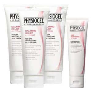 Physiogel潔美淨 層脂質安撫修護AI乳霜 100ml 3入組+AI乳霜 50ml